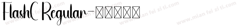 FlashC Regular字体转换